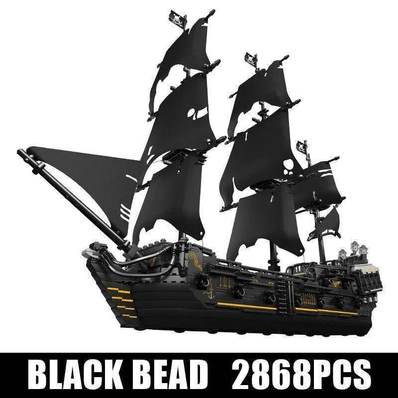 Building Blocks MOC 13111 Pirates Of Caribbean Black Pearl Ship Bricks Toy - 1
