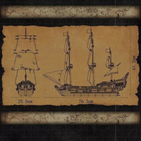 Thumbnail for Building Blocks MOC 13111 Pirates Of Caribbean Black Pearl Ship Bricks Toy - 7