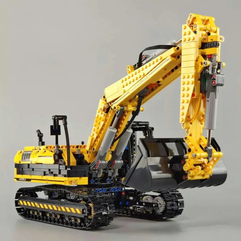 Building Blocks MOC 13112 Tech RC Link Belt 250 Excavator Truck Bricks Toys - 13