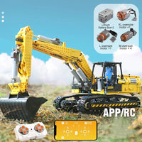 Thumbnail for Building Blocks MOC 13112 Tech RC Link Belt 250 Excavator Truck Bricks Toys Construction Set Toys - 3