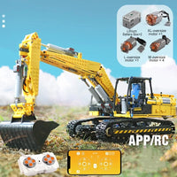 Thumbnail for Building Blocks MOC 13112 Tech RC Link Belt 250 Excavator Truck Bricks Toys - 3