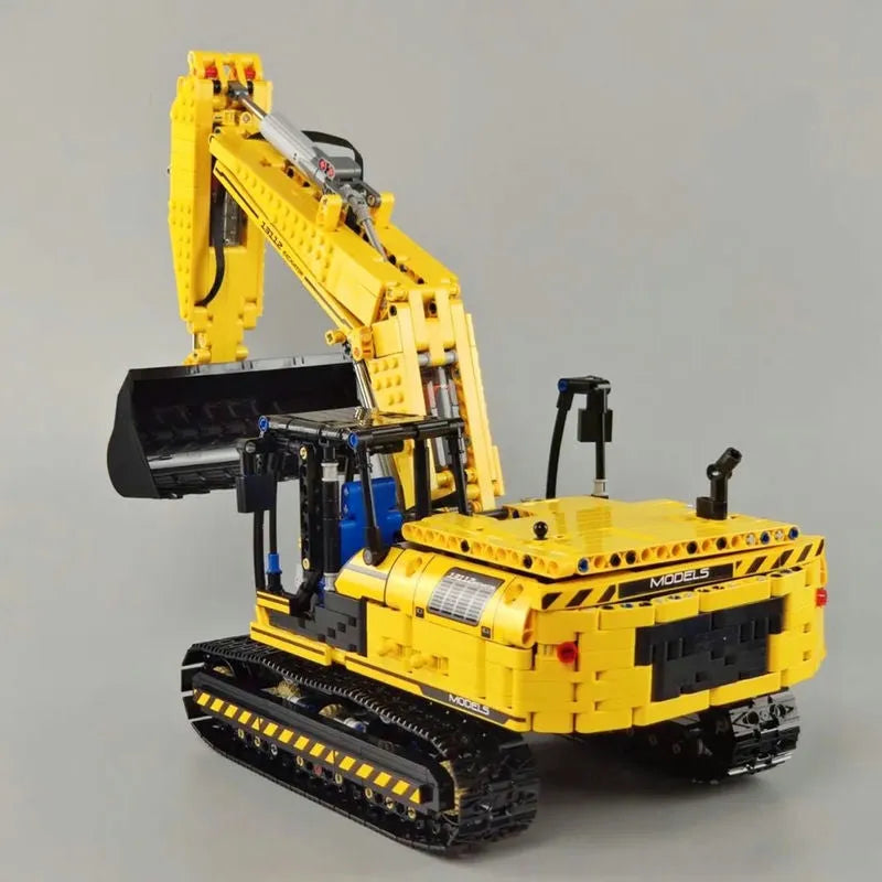 Building Blocks MOC 13112 Tech RC Link Belt 250 Excavator Truck Bricks Toys - 9