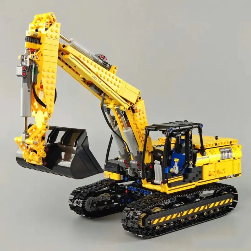 Building Blocks MOC 13112 Tech RC Link Belt 250 Excavator Truck Bricks Toys - 10