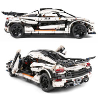 Thumbnail for Building Blocks MOC 13120 Supercar Koenigsegg One Racing Car Bricks Toys - 7
