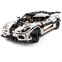 Thumbnail for Building Blocks MOC 13120 Supercar Koenigsegg One Racing Car Bricks Toys - 1