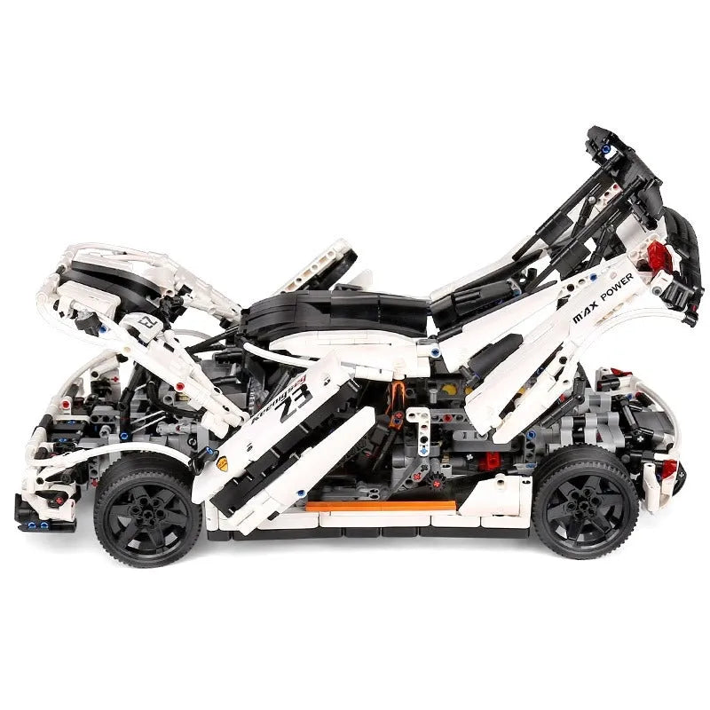 Building Blocks MOC 13120 Supercar Koenigsegg One Racing Car Bricks Toys - 8