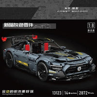 Thumbnail for Building Blocks MOC 13123 AMG GTR Shadow Roadster Racing Car Bricks Toys - 2