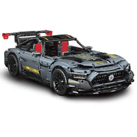 Thumbnail for Building Blocks MOC 13123 RC APP Shadow Roadster AMG GTR Racing Car Bricks Toy - 2
