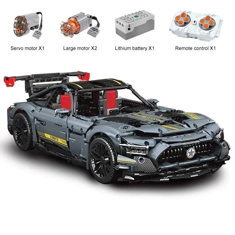Building Blocks MOC 13123 RC APP Shadow Roadster AMG GTR Racing Car Bricks Toy - 1