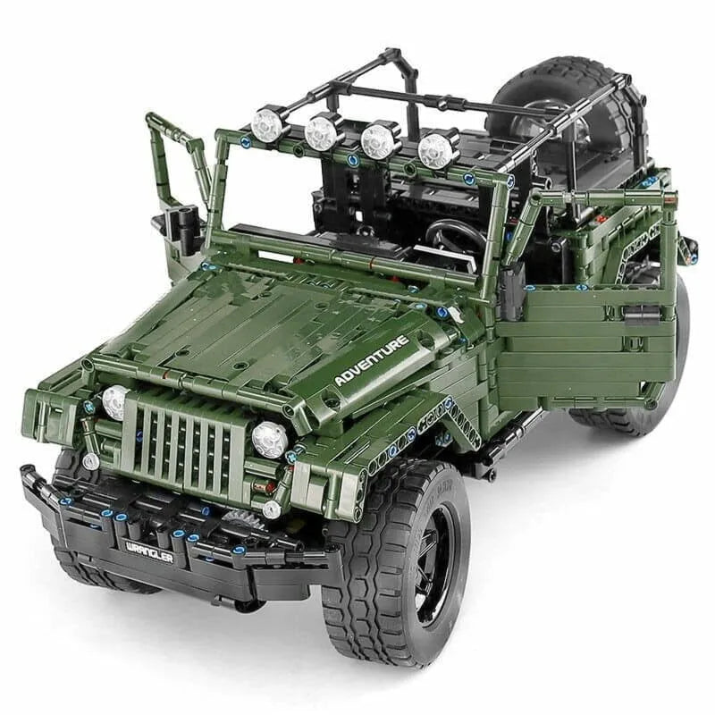 Building Blocks MOC 13124 RC APP 4WD Off-Road Adventure SUV Car Bricks Toy Construction Set Toys - 5