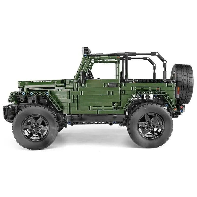 Building Blocks MOC 13124 RC APP 4WD Off-Road Adventure SUV Car Bricks Toy Construction Set Toys - 6