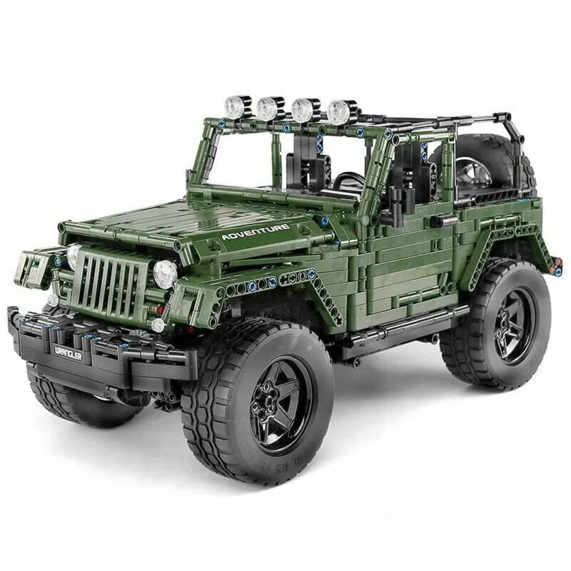 Building Blocks MOC 13124 RC APP 4WD Off-Road Adventure SUV Car Bricks Toy Construction Set Toys - 3
