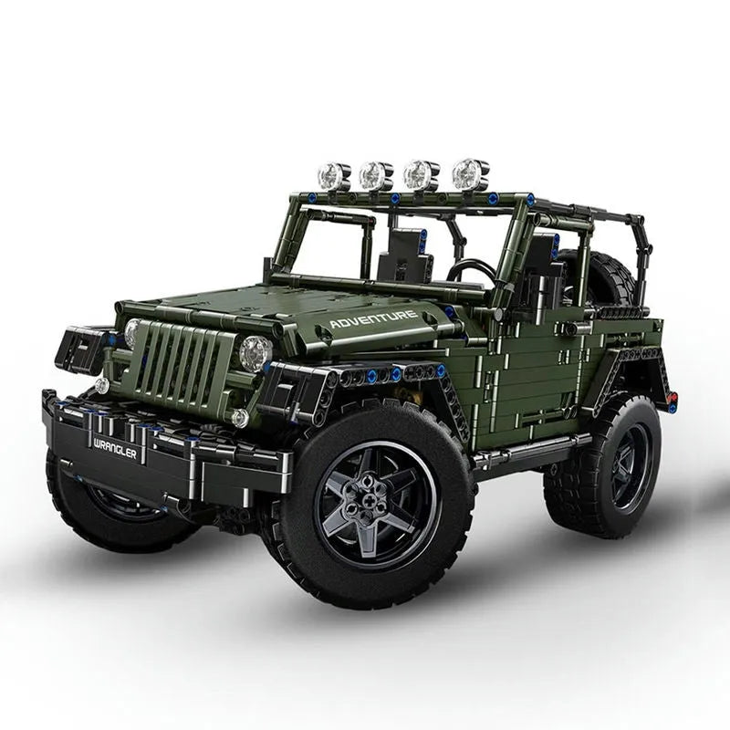 Building Blocks MOC 13124 RC APP 4WD Off-Road Adventure SUV Car Bricks Toy Construction Set Toys - 12