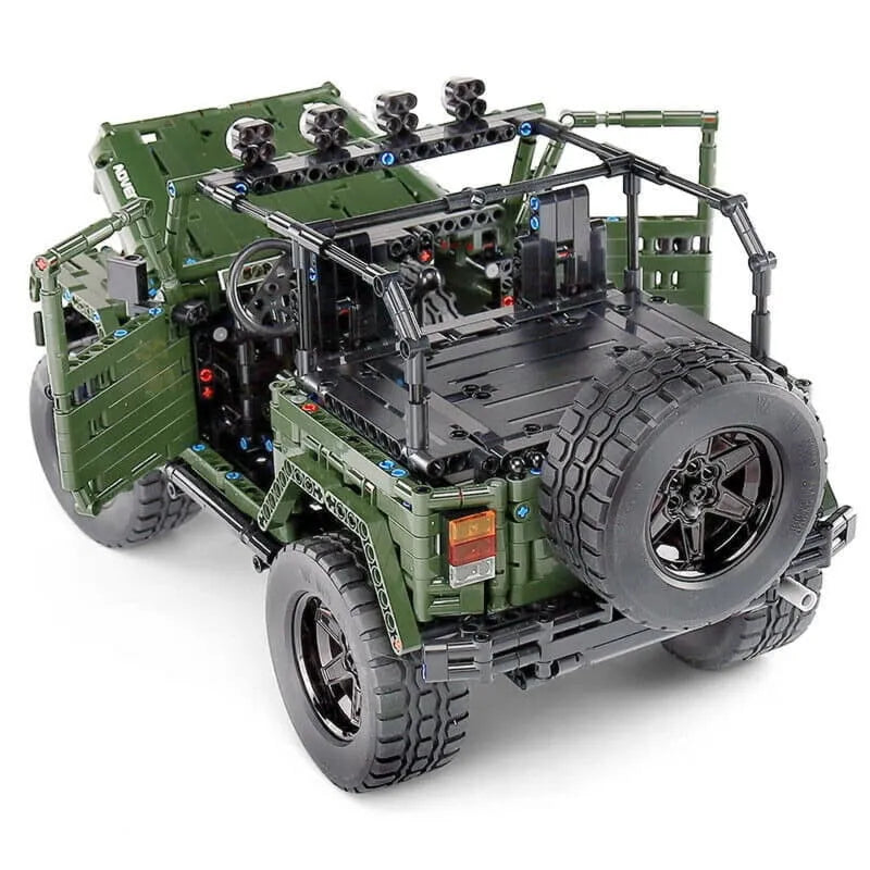 Building Blocks MOC 13124 RC APP 4WD Off-Road Adventure SUV Car Bricks Toy Construction Set Toys - 8
