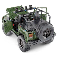 Thumbnail for Building Blocks MOC 13124 RC APP 4WD Off-Road Adventure SUV Car Bricks Toy Construction Set Toys - 8