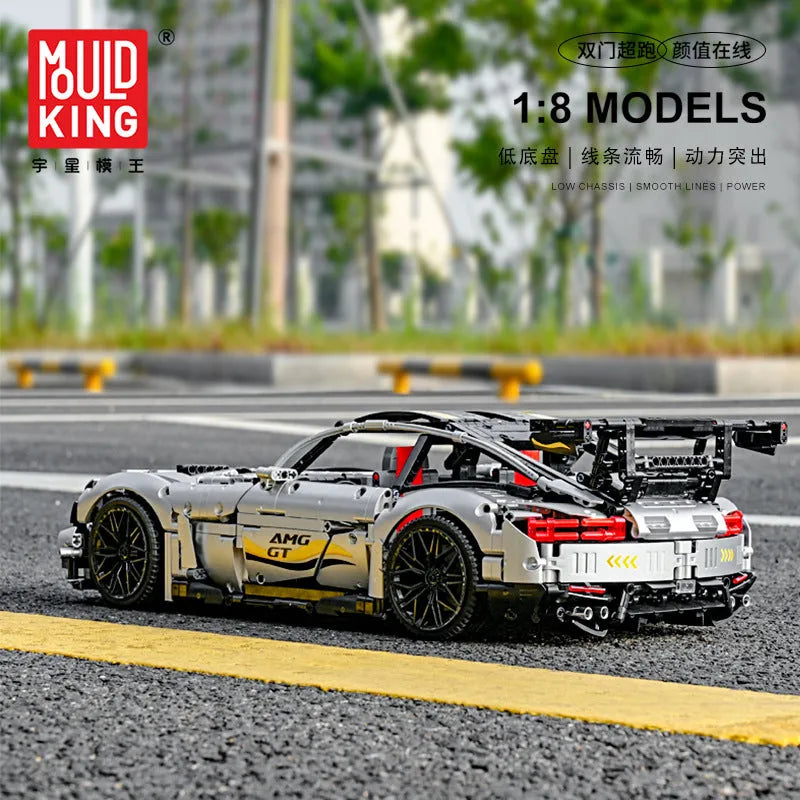 Amg Block MOC 13126 AMG GTR Quicksilver Racing Car Building Blocks