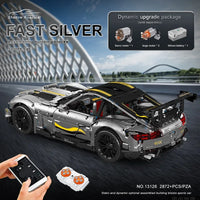 Thumbnail for Building Blocks MOC 13126 RC APP QUICKSILVER Racing Car Bricks Toy - 4