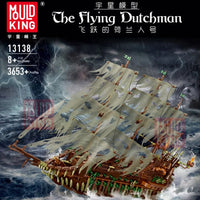 Thumbnail for Building Blocks MOC 13138 Pirates Of Caribbean Flying Dutchman Ship Bricks Toy - 4