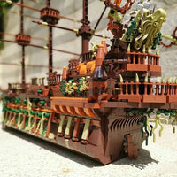 Thumbnail for Building Blocks MOC 13138 Pirates Of Caribbean Flying Dutchman Ship Bricks Toy - 7