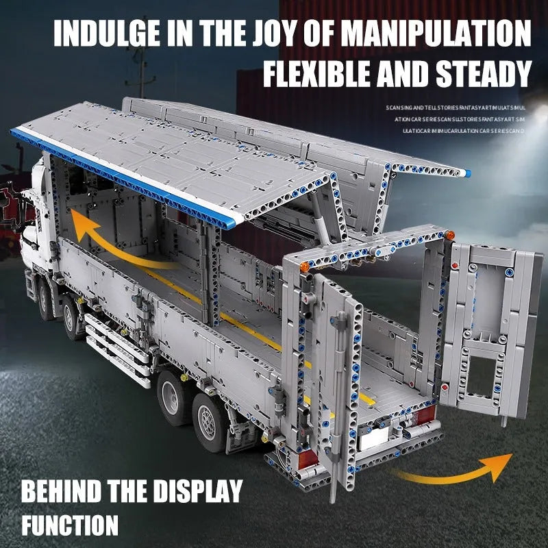 Building Blocks MOC 13139 APP Motorized RC Heavy Wing Body Truck Bricks Toy - 5
