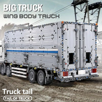 Thumbnail for Building Blocks MOC 13139 APP Motorized RC Heavy Wing Body Truck Bricks Toy - 10