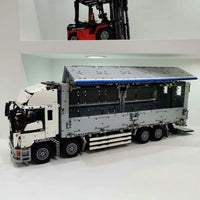Thumbnail for Building Blocks MOC 13139 APP Motorized RC Heavy Wing Body Truck Bricks Toy - 12
