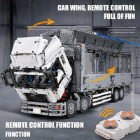 Thumbnail for Building Blocks MOC 13139 APP Motorized RC Heavy Wing Body Truck Bricks Toy - 8