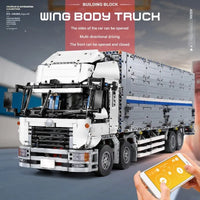 Thumbnail for Building Blocks MOC 13139 APP Motorized RC Heavy Wing Body Truck Bricks Toy - 2