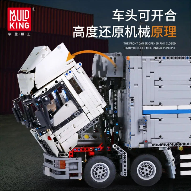 Building Blocks MOC 13139 APP Motorized RC Heavy Wing Body Truck Bricks Toy - 4
