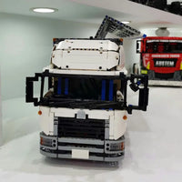 Thumbnail for Building Blocks MOC 13139 APP Motorized RC Heavy Wing Body Truck Bricks Toy - 11