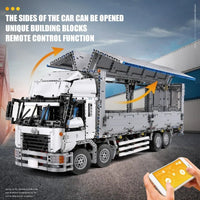 Thumbnail for Building Blocks MOC 13139 APP Motorized RC Heavy Wing Body Truck Bricks Toy - 7