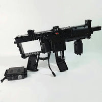 Thumbnail for Building Blocks MOC 14001 Military Motorized MP5 SMG Gun Bricks Toy - 8