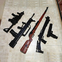 Thumbnail for Building Blocks MOC 14001 Military Motorized MP5 SMG Gun Bricks Toy Construction Set Toys - 9