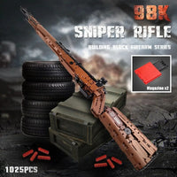 Thumbnail for Building Blocks MOC 14002 Military Mauser 98K Sniper Rifle Bricks Toys - 8