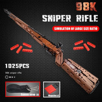 Thumbnail for Building Blocks MOC 14002 Military Mauser 98K Sniper Rifle Bricks Toys - 3