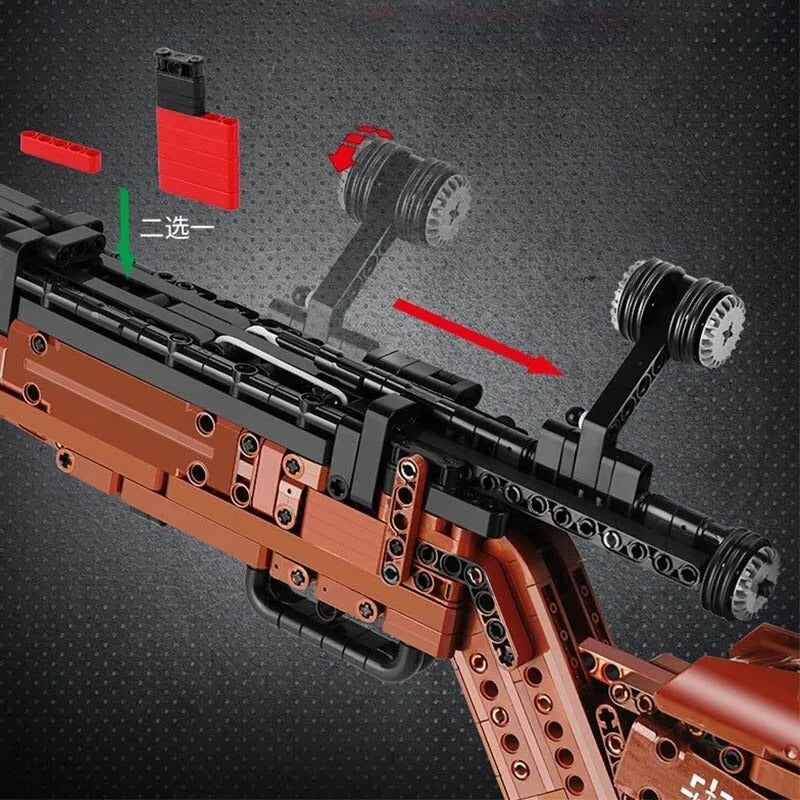 Building Blocks MOC 14002 Military Mauser 98K Sniper Rifle Bricks Toys - 7