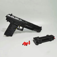 Thumbnail for Building Blocks MOC 14004 Military Desert Eagle Pistol Gun Bricks Toys - 8