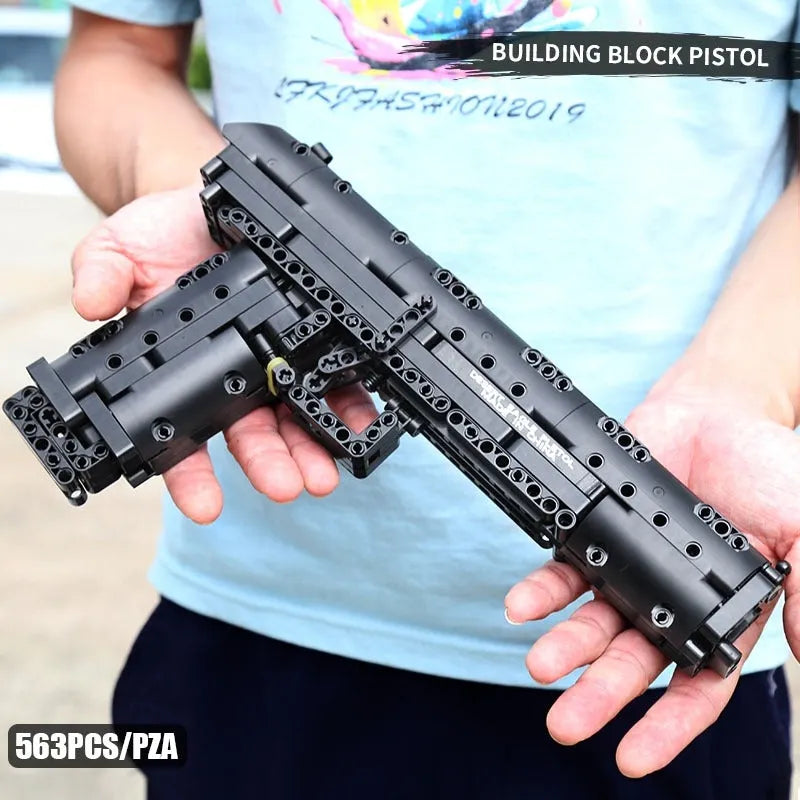 Building Blocks MOC 14004 Military Desert Eagle Pistol Gun Bricks Toys - 4