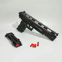 Thumbnail for Building Blocks MOC 14004 Military Desert Eagle Pistol Gun Bricks Toys - 7
