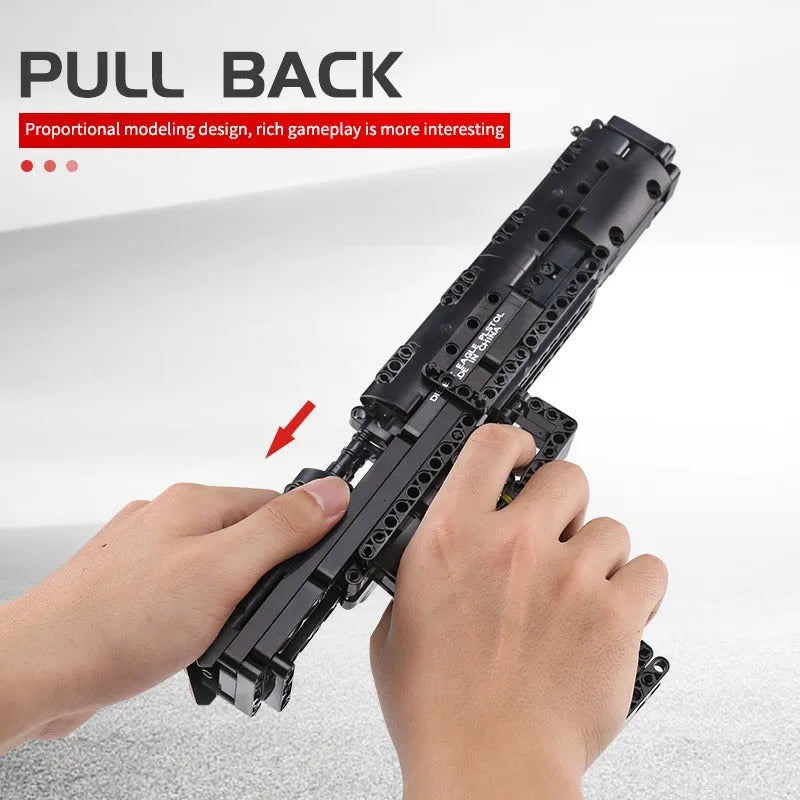 Building Blocks MOC 14004 Military Desert Eagle Pistol Gun Bricks Toys - 10