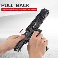 Thumbnail for Building Blocks MOC 14004 Military Desert Eagle Pistol Gun Bricks Toys - 10