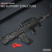 Thumbnail for Building Blocks MOC 14005 Military QBZ 95 Assault Rifle Gun Bricks Toy - 4