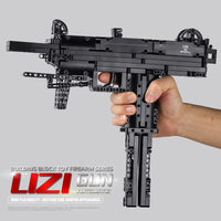 Thumbnail for Building Blocks MOC 14006 Military UZI SMG Sub Machine Gun Bricks Toy - 6