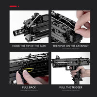 Thumbnail for Building Blocks MOC 14006 Military UZI SMG Sub Machine Gun Bricks Toy - 3