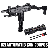 Thumbnail for Building Blocks MOC 14006 Military UZI SMG Sub Machine Gun Bricks Toy Construction Set Toys - 1