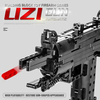 Thumbnail for Building Blocks MOC 14006 Military UZI SMG Sub Machine Gun Bricks Toy Construction Set Toys - 5