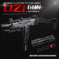 Thumbnail for Building Blocks MOC 14006 Military UZI SMG Sub Machine Gun Bricks Toy - 4