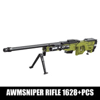 Thumbnail for Building Blocks MOC 14010 Military AWM Sniper Rifle Gun Bricks Toy - 1