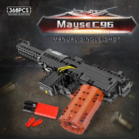 Thumbnail for Building Blocks MOC 14011 Military Mauser C96 Pistol Gun Bricks Toys Construction Set Toys - 8