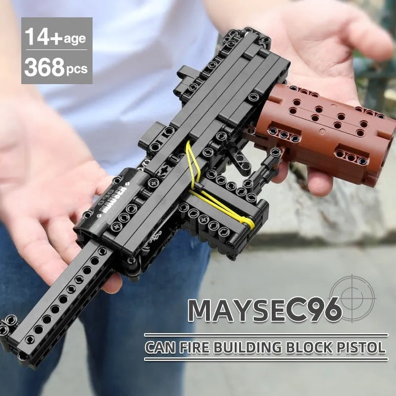 Building Blocks MOC 14011 Military Mauser C96 Pistol Gun Bricks Toys - 3
